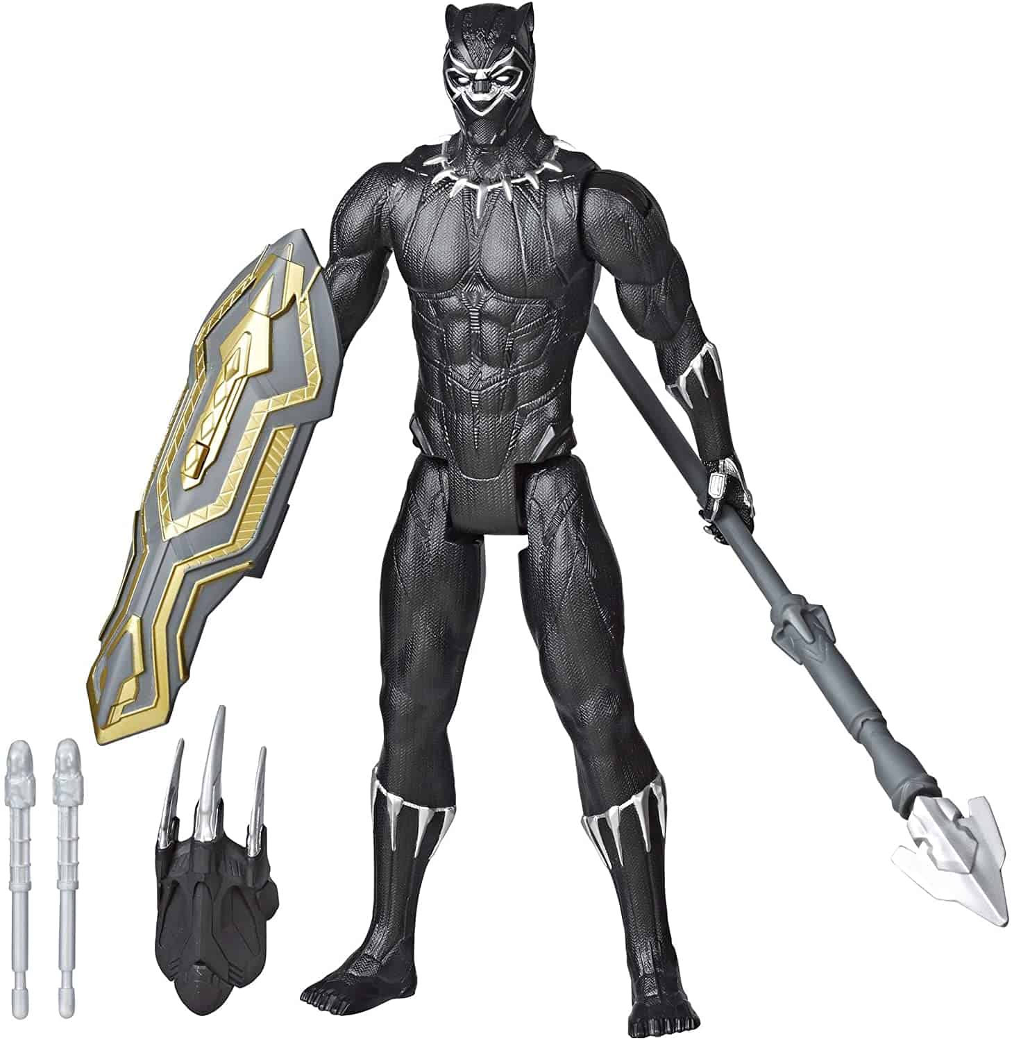 Avengers - Black Panther (Action Figure Deluxe 30cm, Blaster Titan Hero Blast Gear Serie)