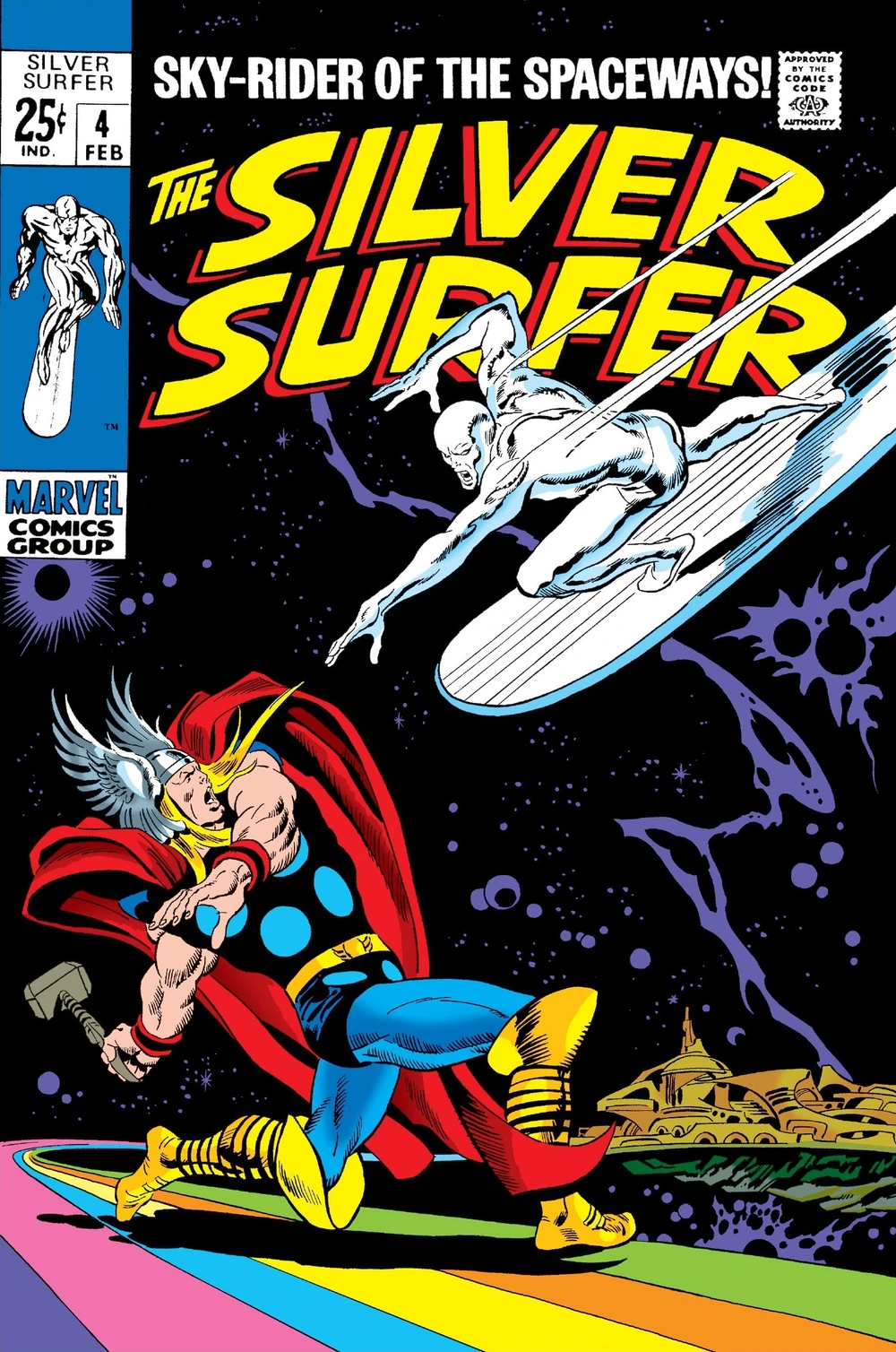 Silver Surfer vs Thor 