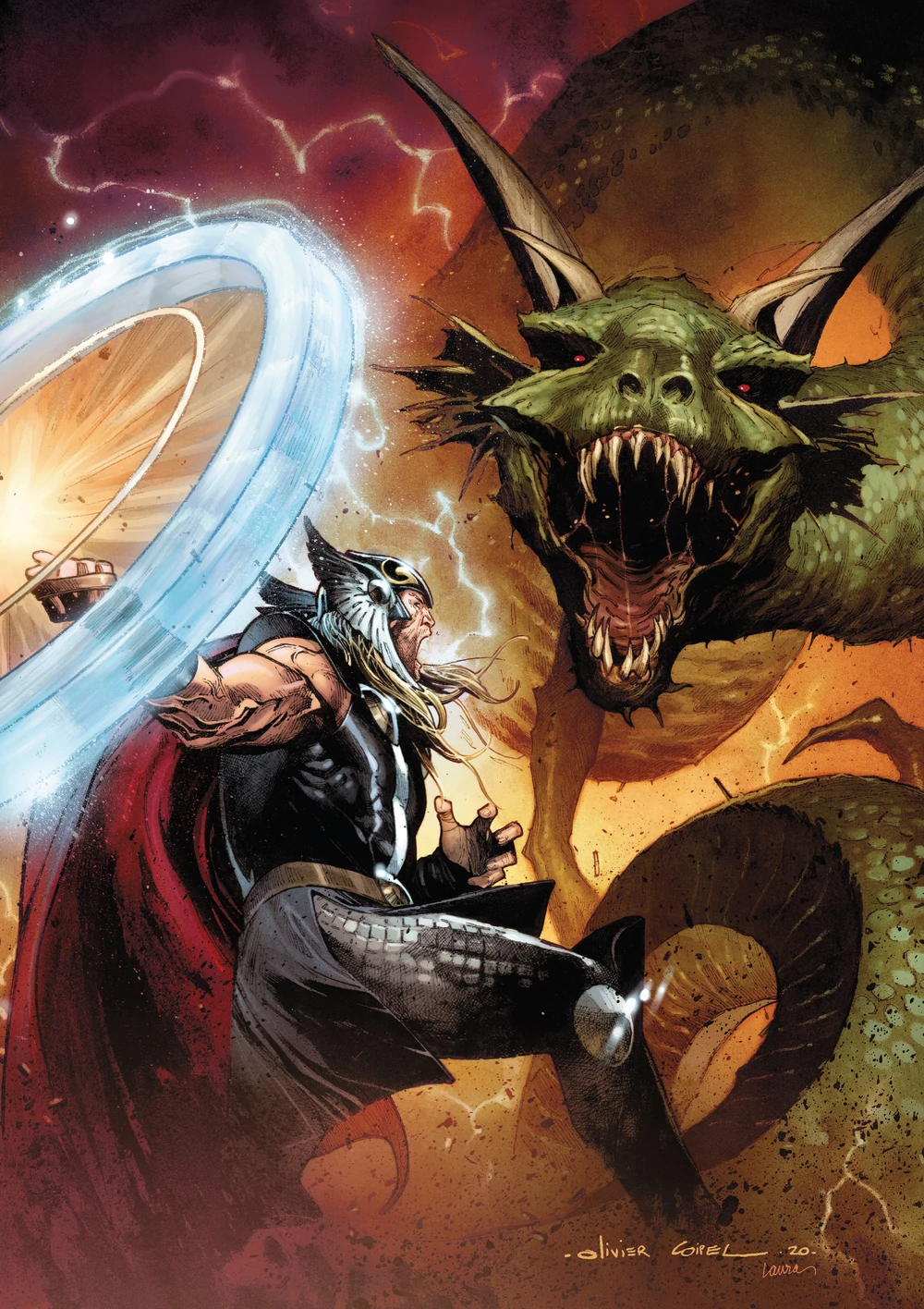 Thor vs the Midgard serpent