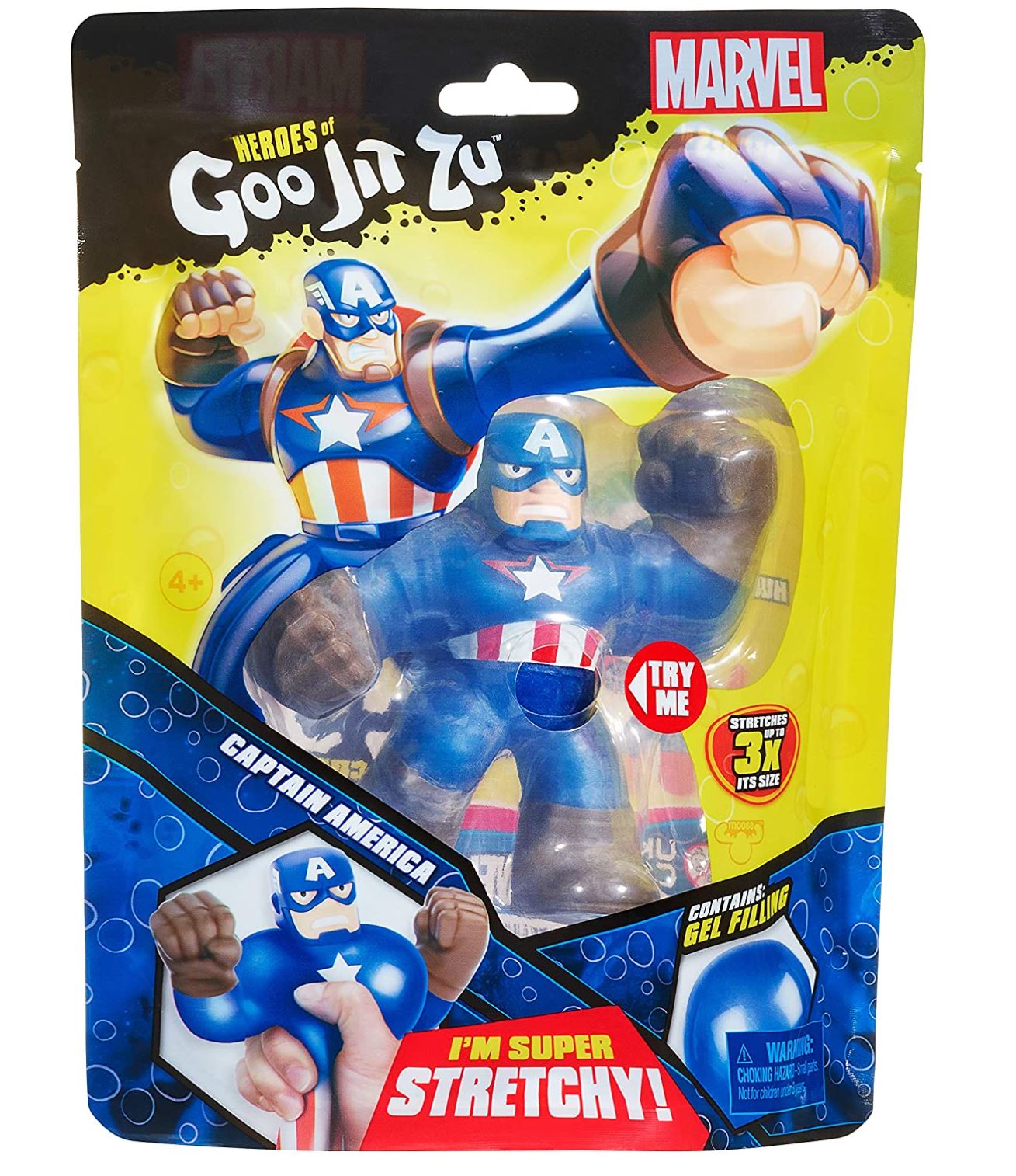 Heroes of Goo Jit Zu Licensed Marvel Hero Pack - Captain America