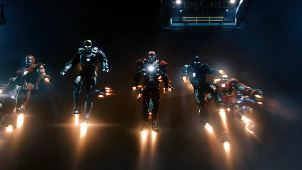 Iron Man Suits in Iron Man 3