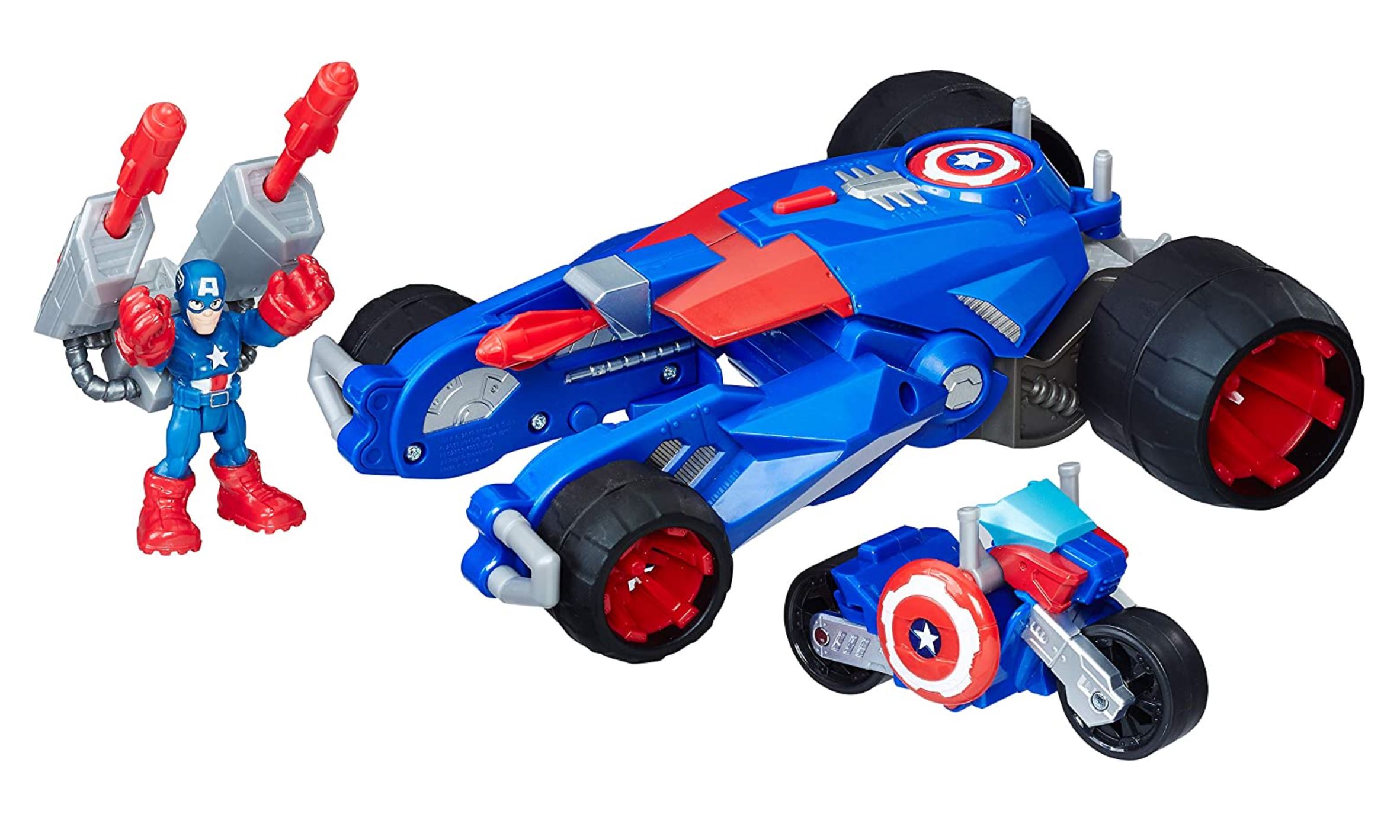 Playskool Heroes Marvel Super Hero Adventures Captain America's Victory Launcher