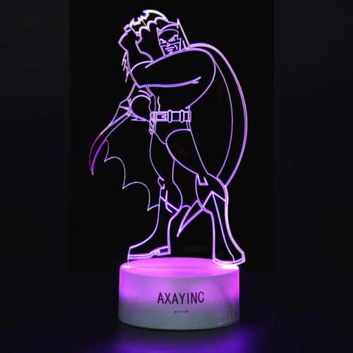 Super Hero Batman 3D LED Table Lamp Night light 7-Color Kid Xmas Brithday Gift