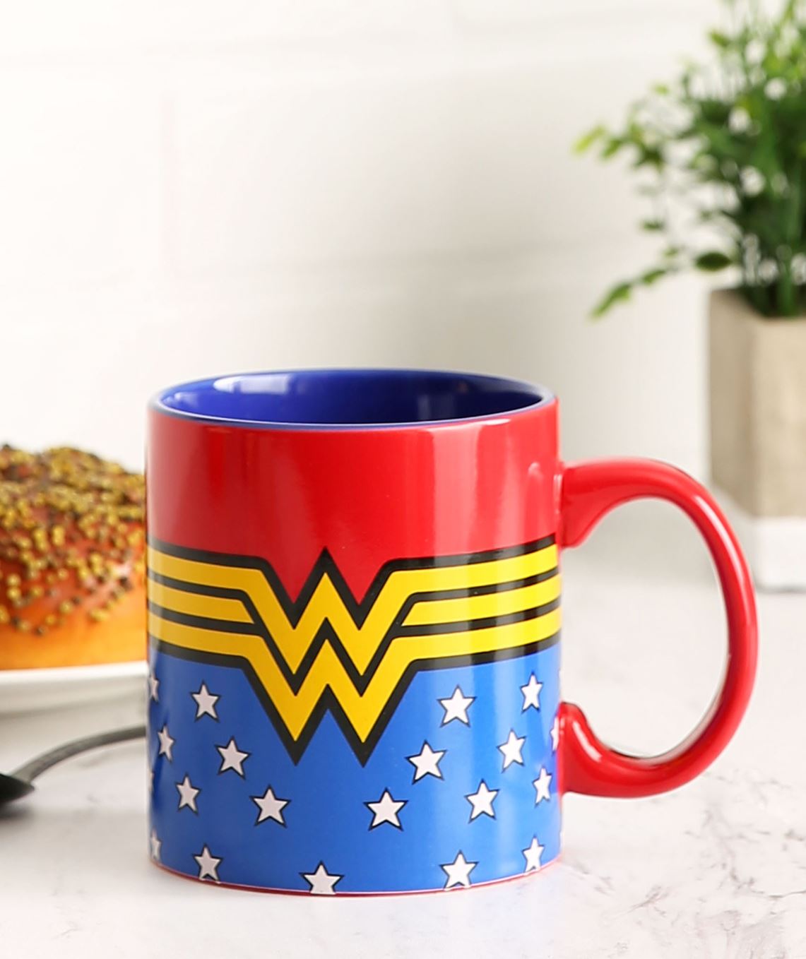 Wonder Woman Logo 20 oz Jumbo Ceramic Mug