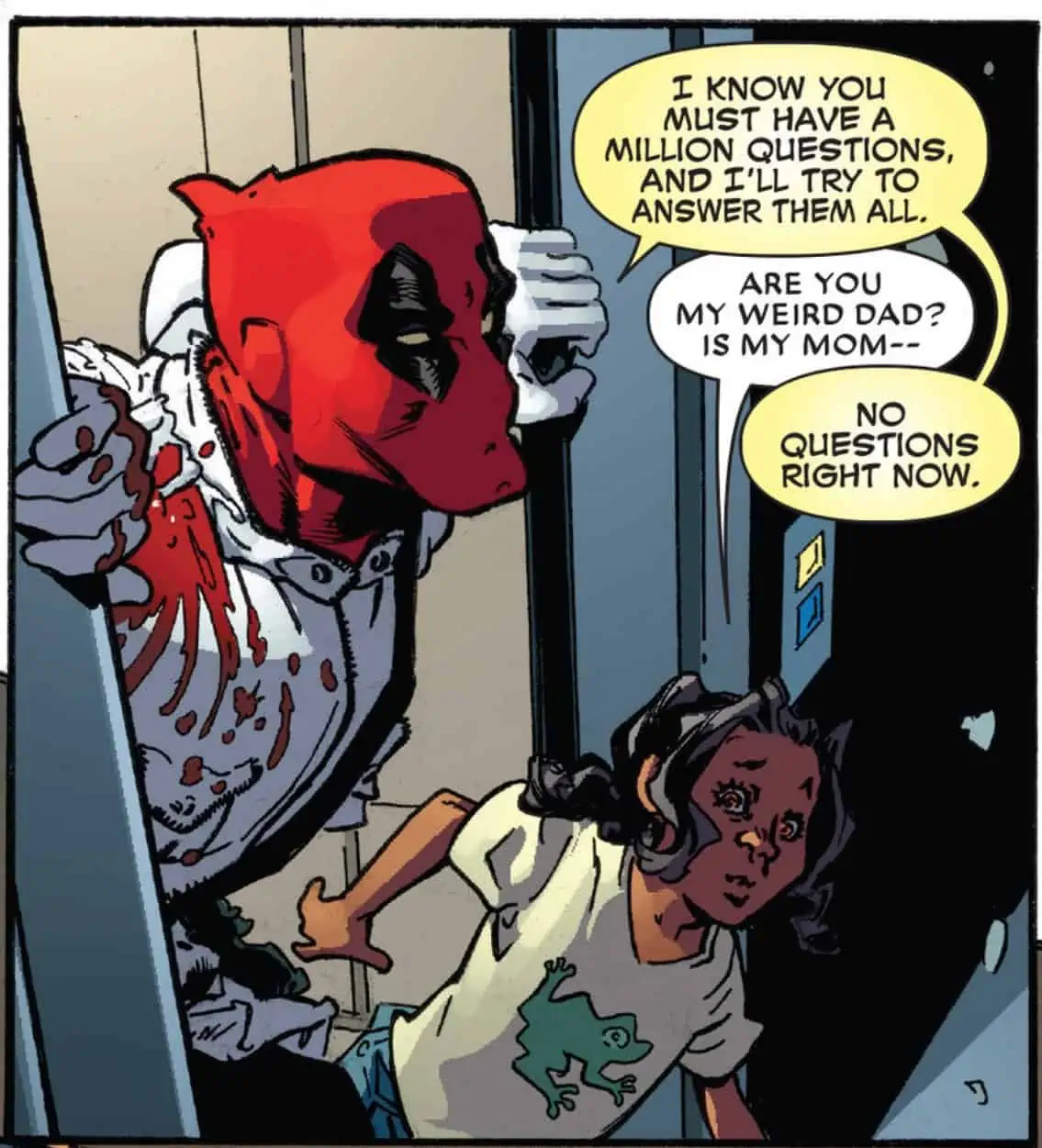 Ellie and Deadpool 