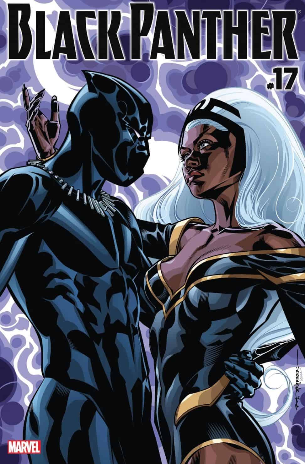 Black Panther and Storm Comic Book No17 Poster