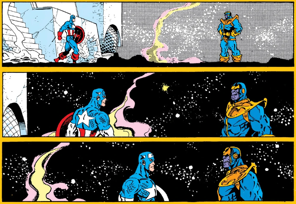 Captain America vs Thanos