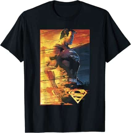 Superman On Fire T-shirt