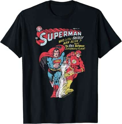 The Race Between Superman & Flash T-shirt