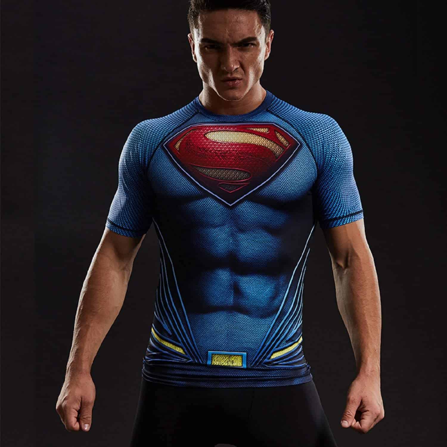 Buffed traditional Superman t-shirt