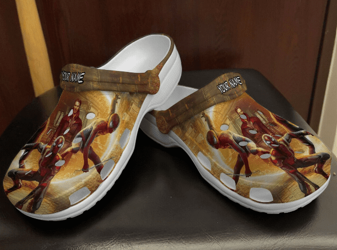 Spiderman and Doctor Strange Crocs 