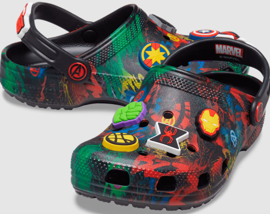 Avenger Collage Fun Lab Crocs