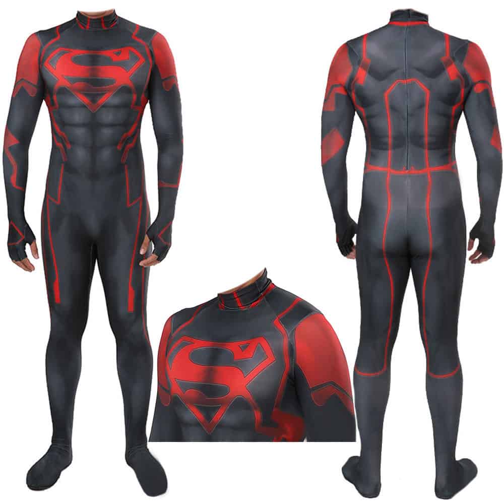 Superman black and red costume