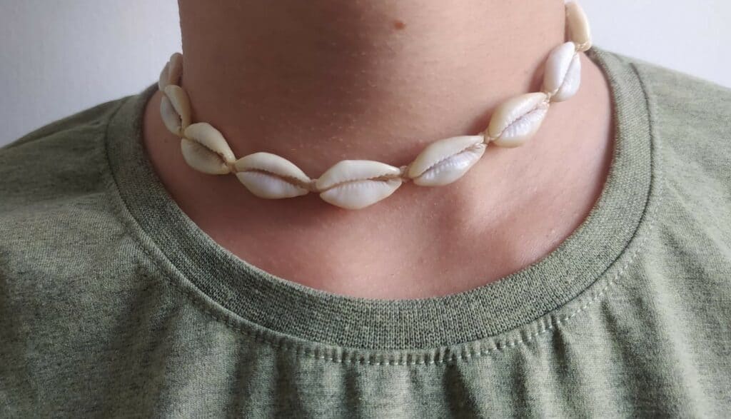  African shell choker!