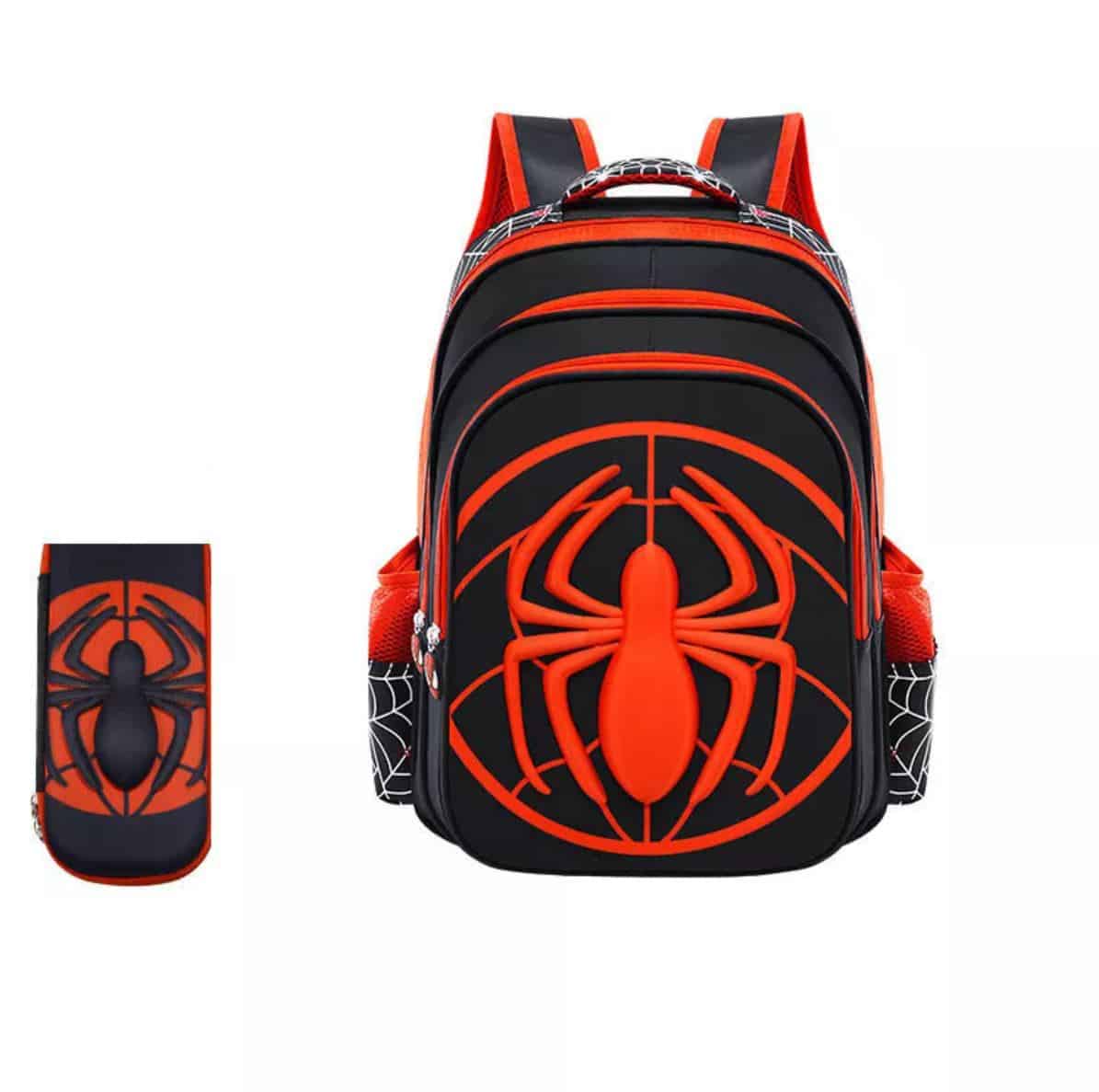 Primary School Spider-Man Backpack with Pencil Box