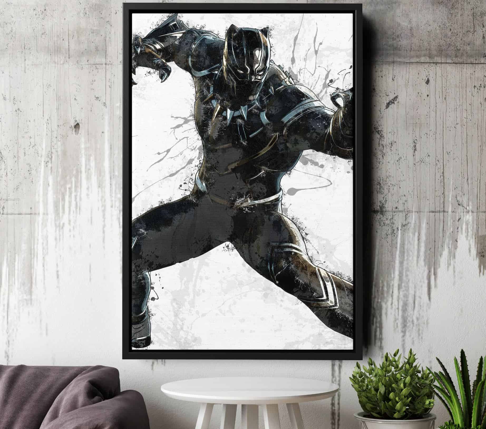 Black Panther Hand Made Poster