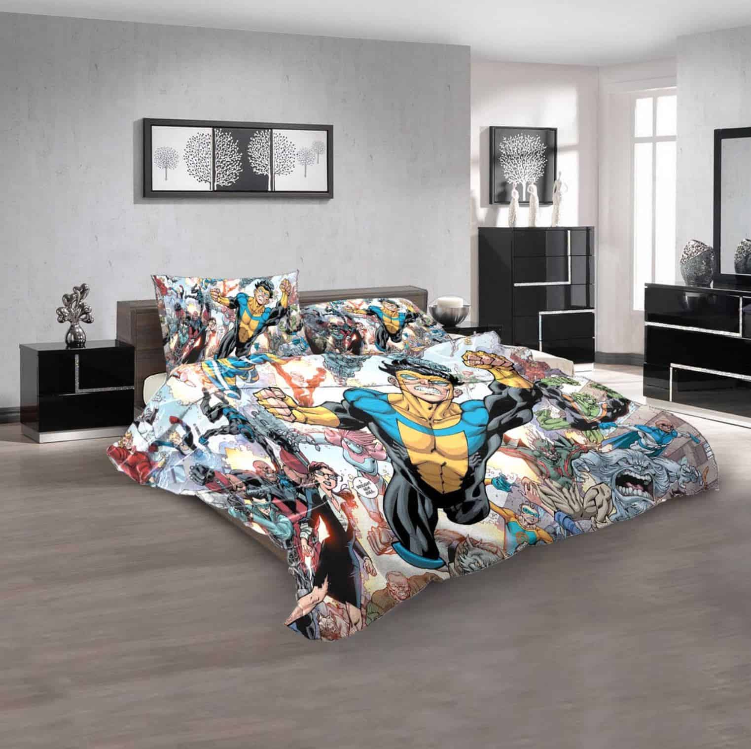 Invincible 3D Customized Personalized Bedding Set