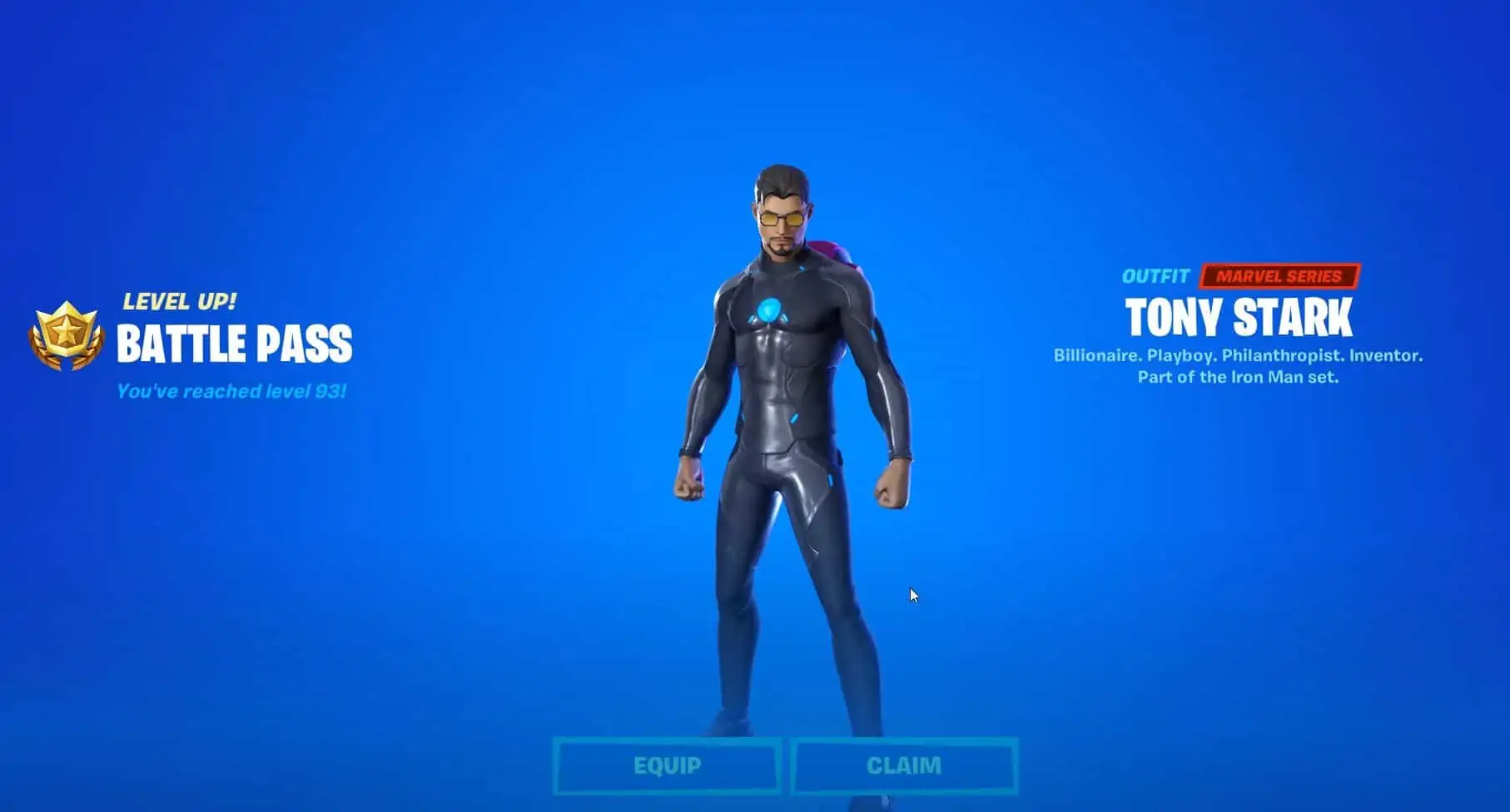 Tony Stark Fotnite Skin