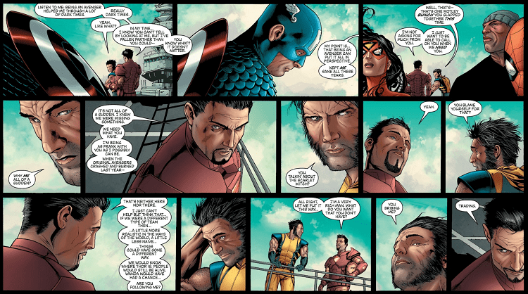 iron man vs wolverine avengers comic