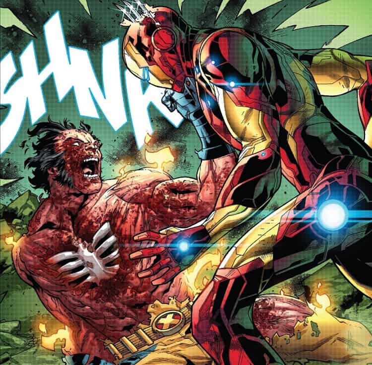 wolverine vs iron man comic