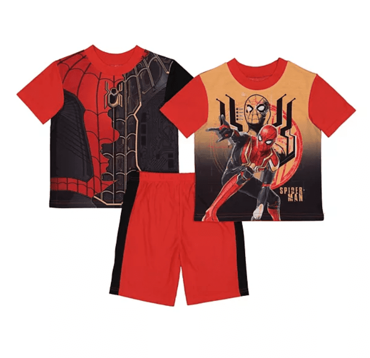 Best Spiderman Kids Pajamas boys 6-12 marvel spider-man tops & shorts pajama set