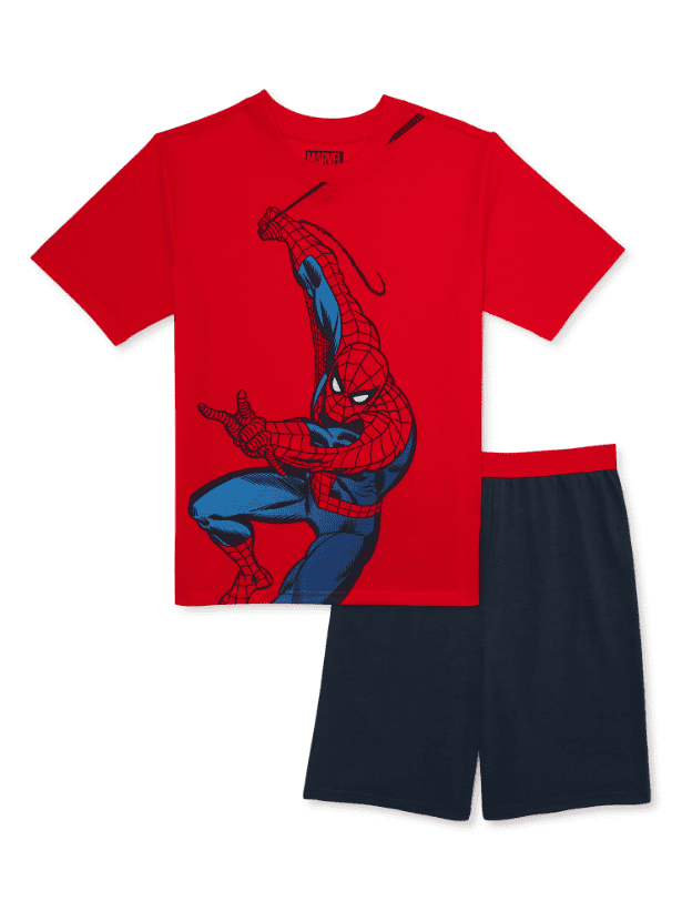 Best Spiderman Kids Pajamas spider-man 2 piece graphic pajama set