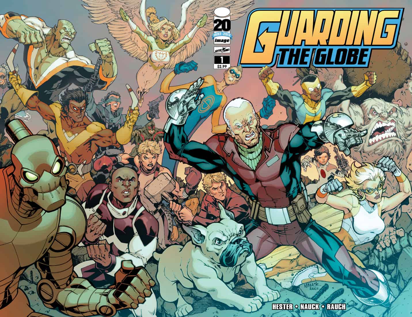 Guarding the globe comic cover