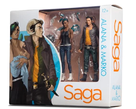 Alana and Marko from Saga action figure