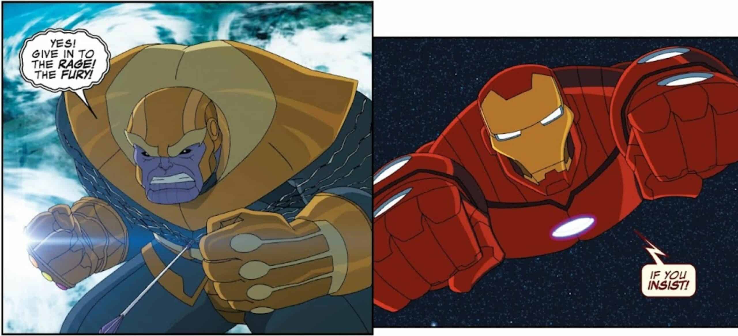 Iron Man vs Thanos