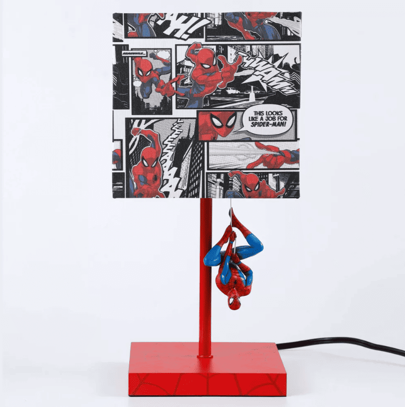 marvel spider-man table lamp